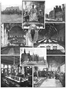 The school that commemorates the fish of the miraculous draught...St. Paul's School, 1909. Creator: Clarke & Hyde