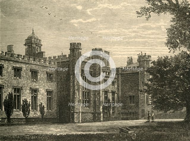 'The School from the Close', 1898. Creator: Unknown.