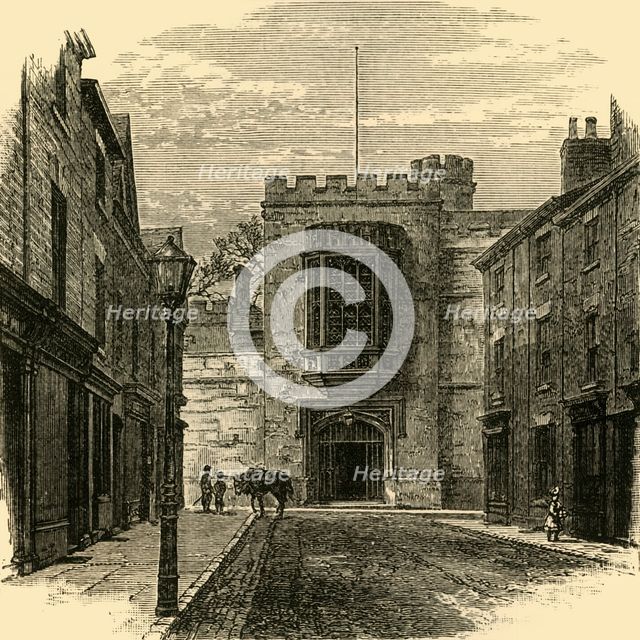 'The School Gateway', 1898. Creator: Unknown.