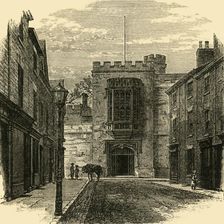 The School Gateway 1898. Creator: Unknown