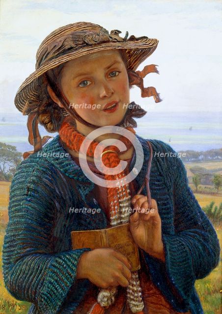 The School-Girl's Hymn, 1859. Artist: William Holman Hunt.