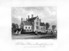 The School House on Dunsfold Green Surrey, 1850. Artist: J H Kernot