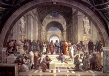 The School of Athens 1508, fresco by Raphael Sanzio
