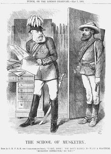 The School of Musketry 1881. Artist: Joseph Swain