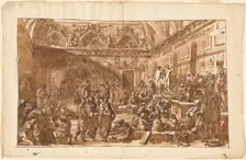 The School of Rome, c. 1795. Creator: Felice Giani