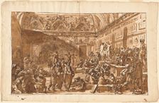 The School of Rome, c. 1795. Creator: Felice Giani