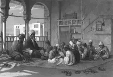 The School of Sooltan Hassan c1869. Artist: Edward Goodall