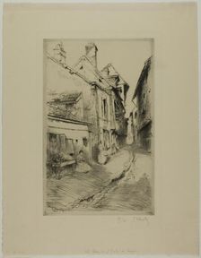 The School Street, Troyes, 1902. Creator: Gustave Leheutre