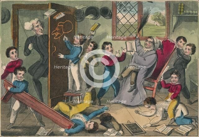 'The Schoolmaster Abroad', 1832. Creator: Unknown.