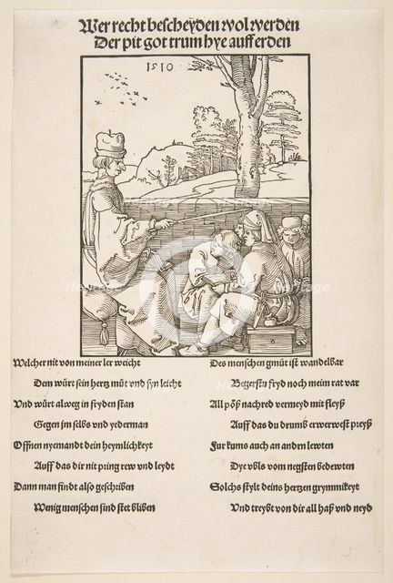 The Schoolmaster.n.d. Creator: Albrecht Durer.