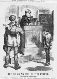 The Schoolmaster of the Future 1887. Creator: Joseph Swain