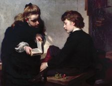 The Schoolmaster's Daughter, c1870. Creator: James Sant