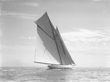 The schooner Meteor IV 1911. Creator: Kirk & Sons of Cowes