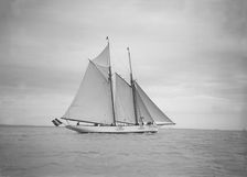 The schooner Esma 1911. Creator: Kirk & Sons of Cowes