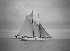 The schooner Esma 1911. Creator: Kirk & Sons of Cowes