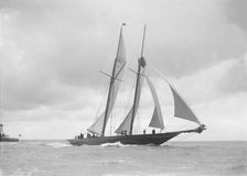The schooner Lamorna 1912. Creator: Kirk & Sons of Cowes