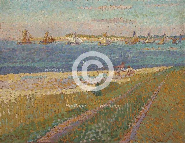 The Schelde near Veere, 1907. Artist: Toorop, Jan (1858-1928)