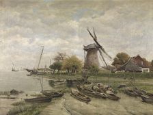 The Scheldt in Mariekerke, c1860-1910. Creator: Isidore Meyers