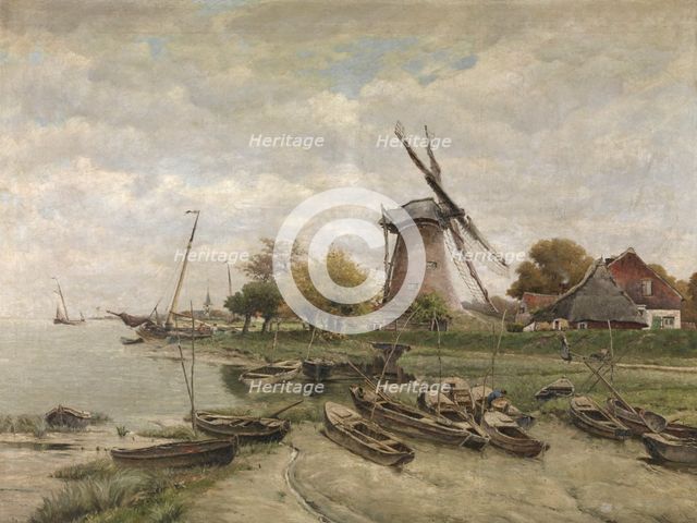 The Scheldt in Mariekerke, c1860-1910. Creator: Isidore Meyers.