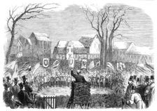 The Schleswig-Holstein Difficulty: great meeting in favour of Prince Frederick..., 1864. Creator: Unknown