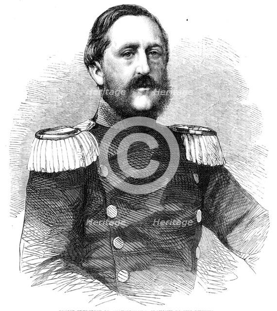 The Schleswig-Holstein Difficulty: Prince Frederick of Augustenburg, claimant to the Duchies, 1864. Creator: Unknown.