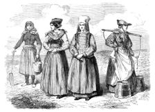 The Schleswig-Holstein Difficulty: Schleswig costumes, 1864. Creator: Unknown