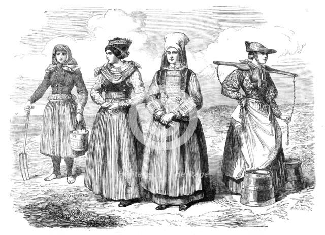 The Schleswig-Holstein Difficulty: Schleswig costumes, 1864. Creator: Unknown.