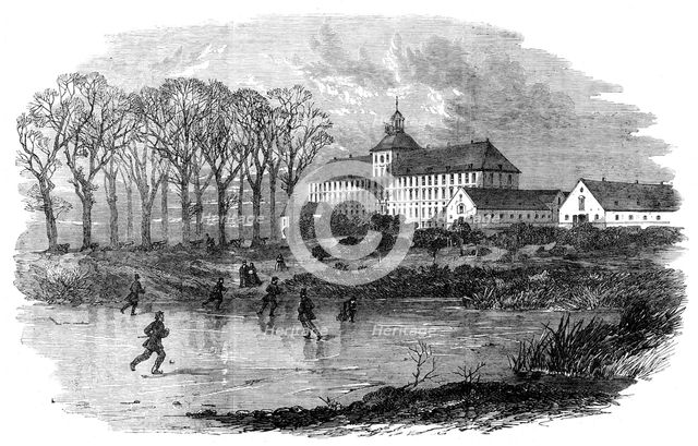 The Schleswig-Holstein Difficulty: the Palace of Gottorf, at Schleswig, 1864. Creator: Unknown.