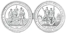 The Schleswig-Holstein Medal, 1850. Creator: Unknown