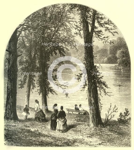 'The Schuylkill - View from Landsdowne', 1874. Creator: James H. Richardson.