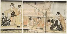 The Scoop-Net, Japan, c. 1800/01. Creator: Kitagawa Utamaro