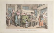 The Scold, with News of Olivia, from "The Vicar of Wakefield", May 1, 1817., May 1, 1817. Creator: Thomas Rowlandson