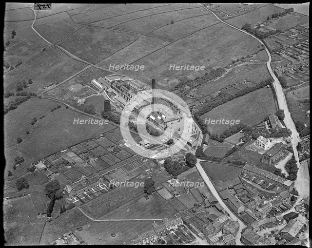 The Scott and Rhodes Banksfield Dye Works, Yeadon, West Yorkshire, c1930s. Creator: Arthur William Hobart.