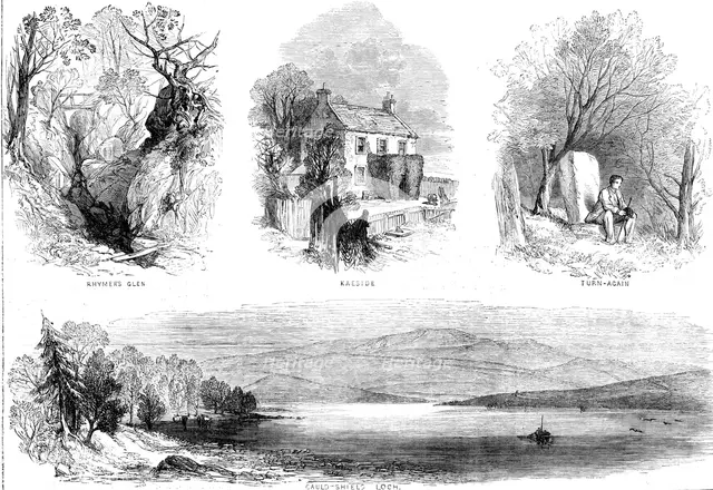 The Scott Centenary: views at Abbotsford, 1871. Creator: Unknown.