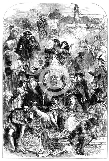 The Scott Centenary: a Dream of the Waverley Novels, 1871. Creator: Unknown.