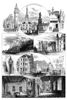 The Scott Centenary Festival: places associated with Scott's Life and Works, 1871. Creator: Unknown
