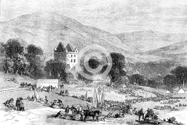 The Scott Centenary: fete at Newark Castle, Selkirk, 1871. Creator: Unknown.