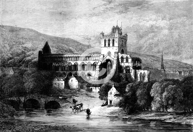 The Scott Centenary: Jedburgh Abbey, 1871. Creator: William James Palmer.