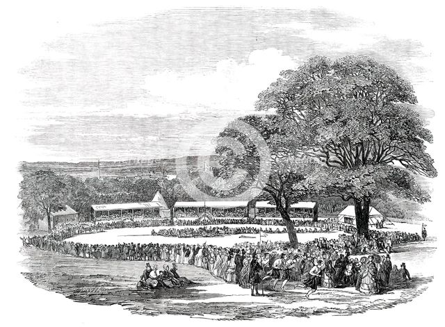 The Scottish Fete, in Lord Holland's Park, 1850. Creator: Unknown.