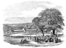 The Scottish Fete, in Lord Holland's Park, 1850. Creator: Unknown