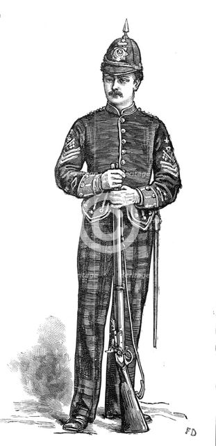 The Scottish Volunteers: 1st Aberdeenshire (Full Dress), 1881. Creator: Unknown.