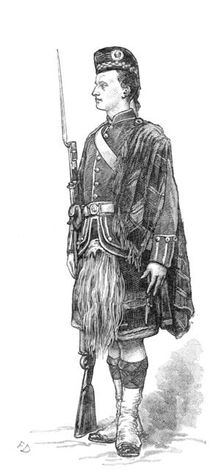 The Scottish Volunteers: 1st Sutherland (Sutherland Highland), 1881. Creator: Unknown