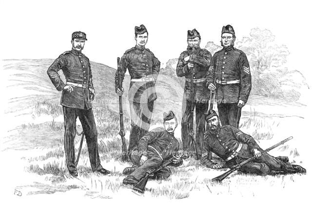 The Scottish Volunteers: 2nd Lanarkshire, 1881. Creator: Unknown.