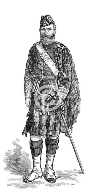 The Scottish Volunteers: Officer 3rd Forfar (Dundee Highlanders), 1881. Creator: Unknown.