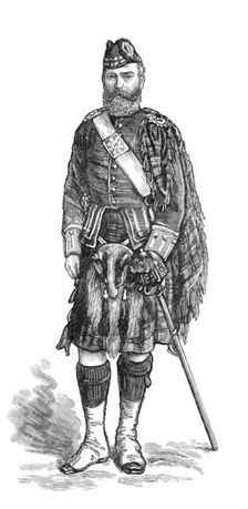 The Scottish Volunteers: Officer 3rd Forfar (Dundee Highlanders), 1881. Creator: Unknown