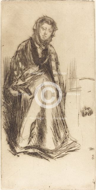 The Scotch Widow, 1875. Creator: James Abbott McNeill Whistler.