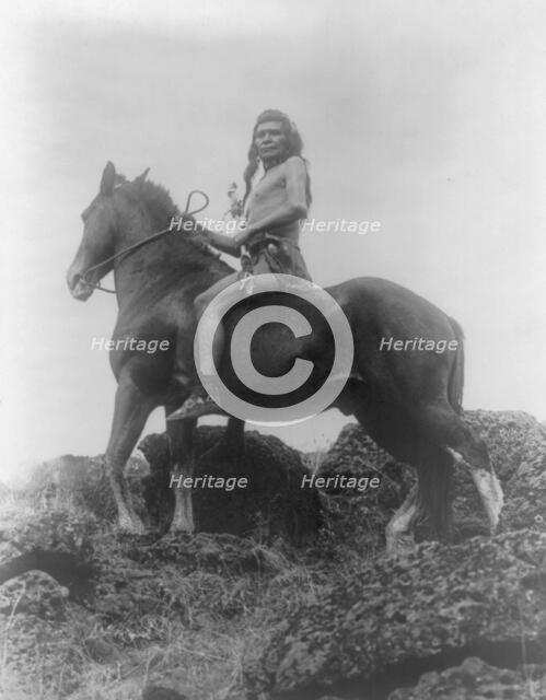 The scout-Nez Percé, c1910. Creator: Edward Sheriff Curtis.