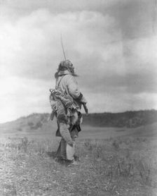 The scout-Atsina, c1908. Creator: Edward Sheriff Curtis