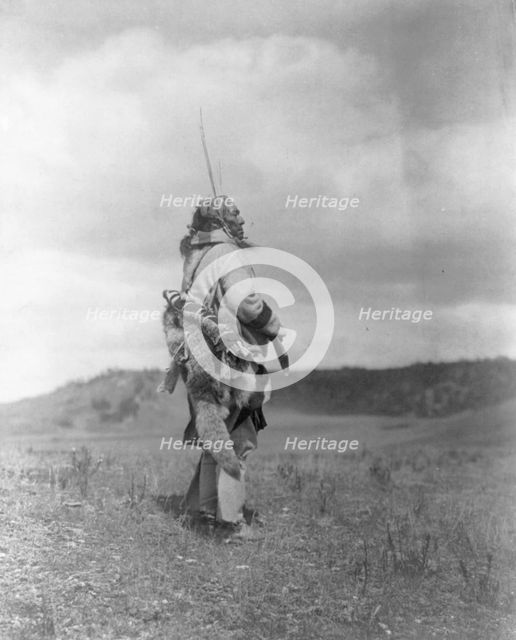 The scout-Atsina, c1908. Creator: Edward Sheriff Curtis.