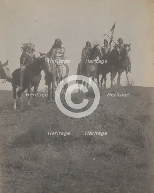 The Scouts, 1908. Creator: Edward Sheriff Curtis.